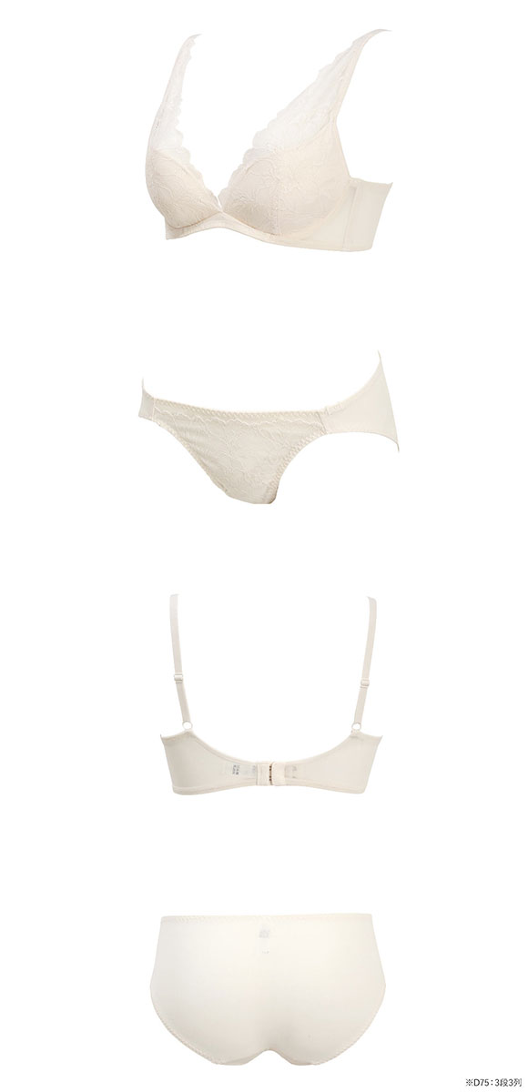 アモスタイル 雲ふわりブラ AMST1524 ブロッサムウィスパー ブラセット ブラジャー ショーツ セット CD AMOSTYLE