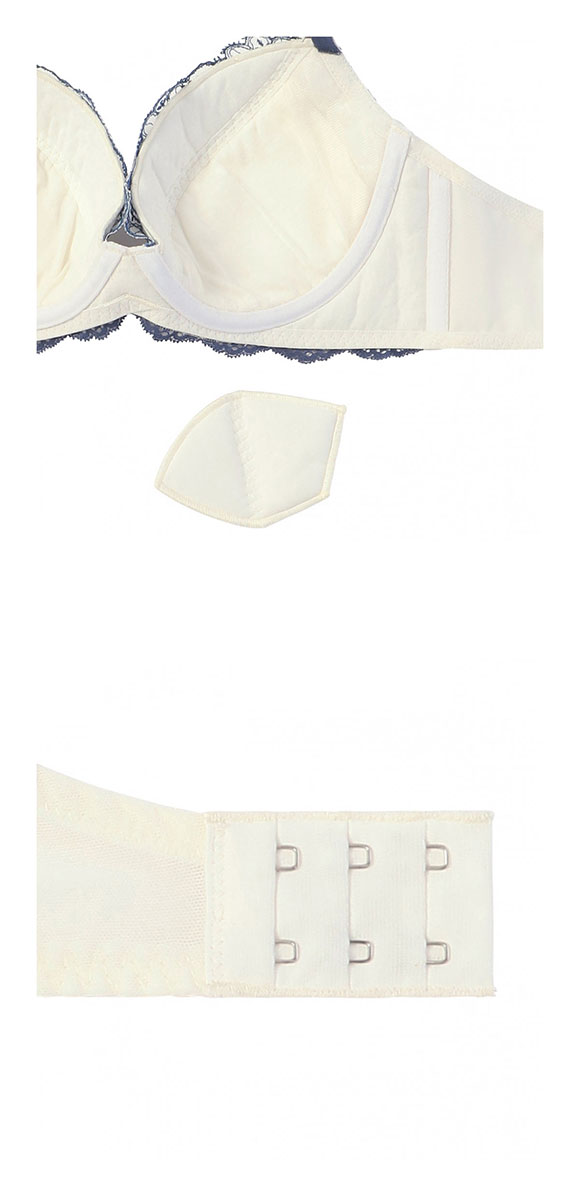 アモスタイル 脇高ブラ AMST1529 ボタニカルモザイク ブラセット ブラジャー ショーツ セット CD AMOSTYLE