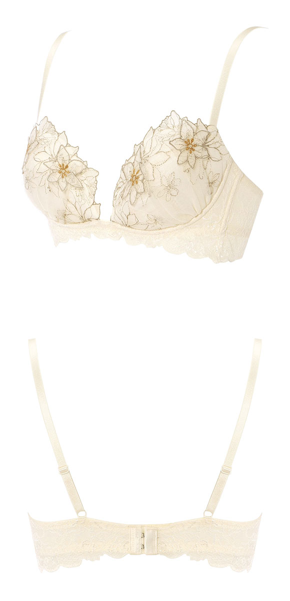 アモスタイル デコルテビューティブラ AMST1552 ミスフラワー ブラジャー BCD AMOSTYLE