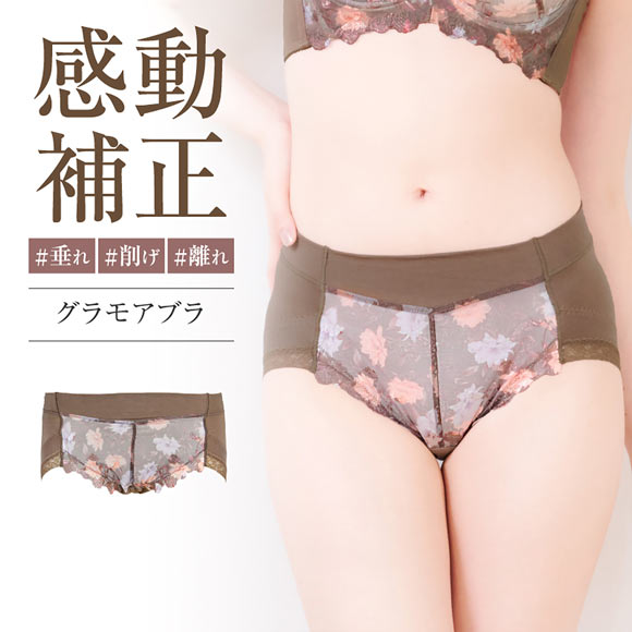 グラモア glamore グラモアブラ FT0087 スタンダードショーツ ペアショーツ ボクサーショーツ ヒップアップ 綿混 着痩せ FT0088