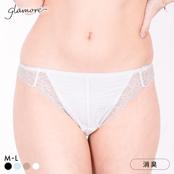 グラモア glamore グラモアブラCOOL FT0401 Tバック タンガショーツ ペアショーツ 涼しい 速乾 消臭 響きにくい レース FT0403