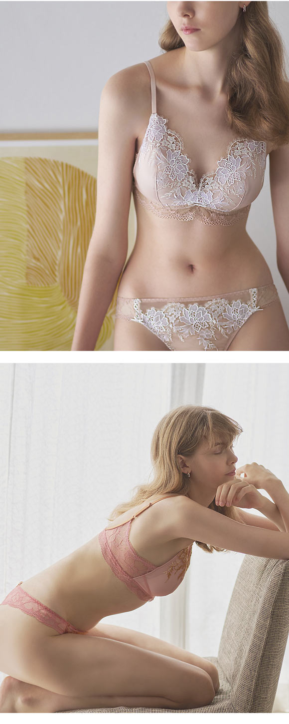 ラヴィアドゥ ユーフォリア ブラジャー ノンワイヤー ブラレット M L LL LA VIE A DEUX Euphoria 22501
