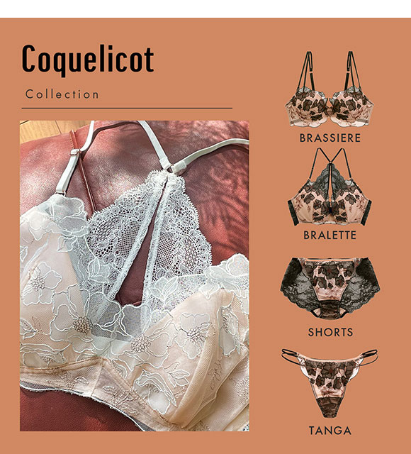 Coquelicot コクリコ ショーツ スタンダード バックレース ML 単品 LA VIE A DEUX ラヴィアドゥ