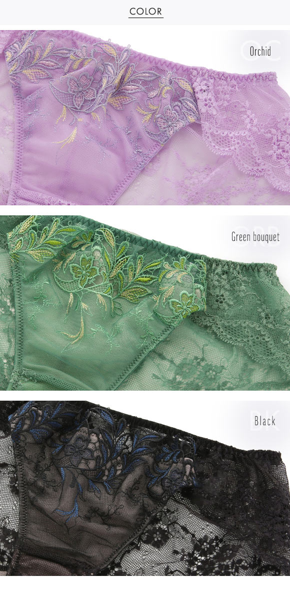 Champetre bouquet シャンペトルブーケ ショーツ スタンダード バックレース ML 単品 LA VIE A DEUX ラヴィアドゥ DOMESTIC UNDER