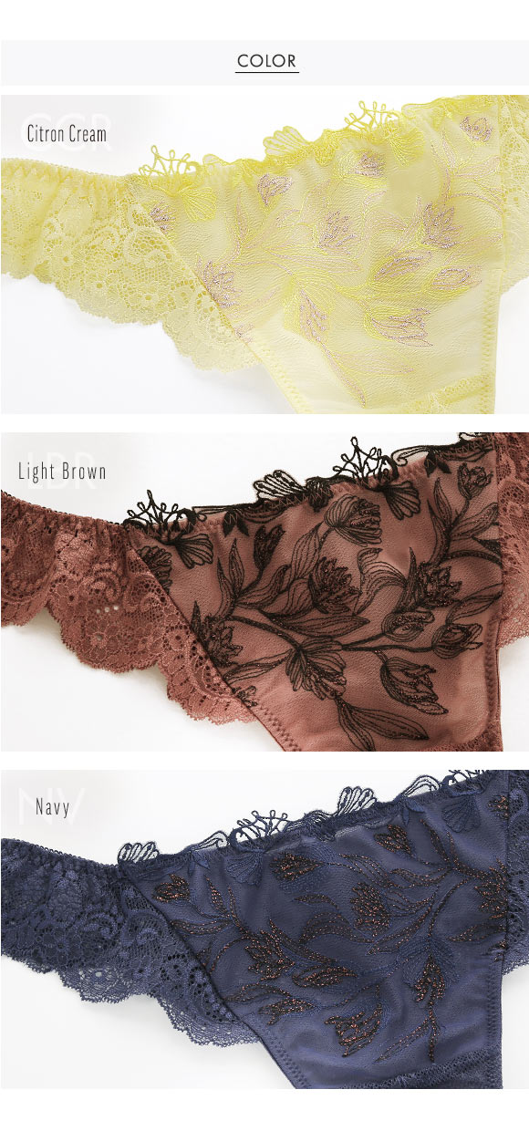 Shell & Tulip シェル＆チューリップ ショーツ Tバック バックレース ML 単品 LA VIE A DEUX ラヴィアドゥ mignon