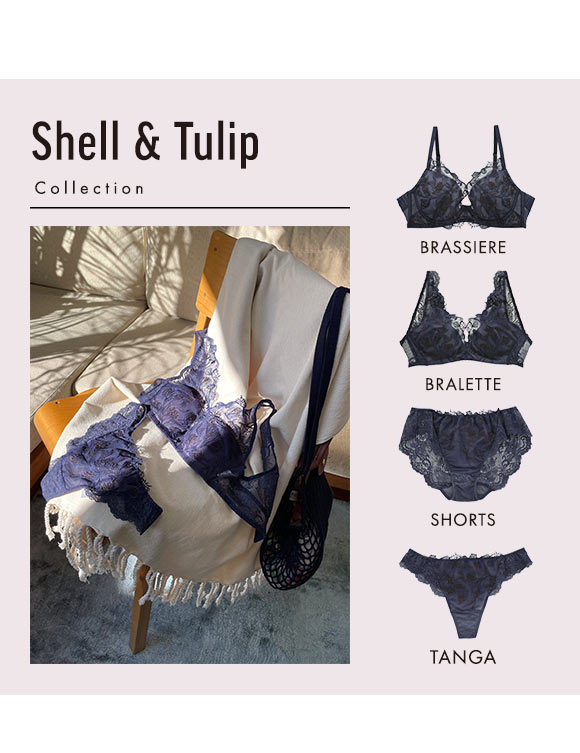 Shell & Tulip シェル＆チューリップ ショーツ Tバック バックレース ML 単品 LA VIE A DEUX ラヴィアドゥ mignon