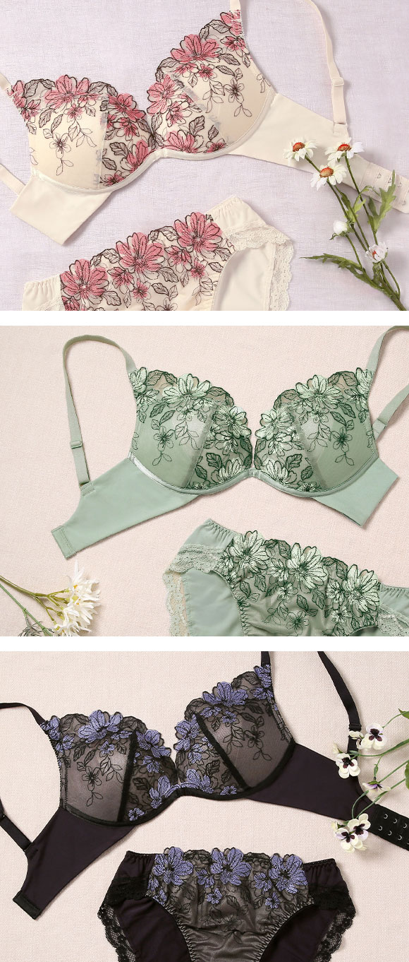 モンシェルピジョン ノンワイヤー ブラセット とにかく楽 しっかり盛れる 簡単 谷間 ころんと丸胸 Mon cher pigeon