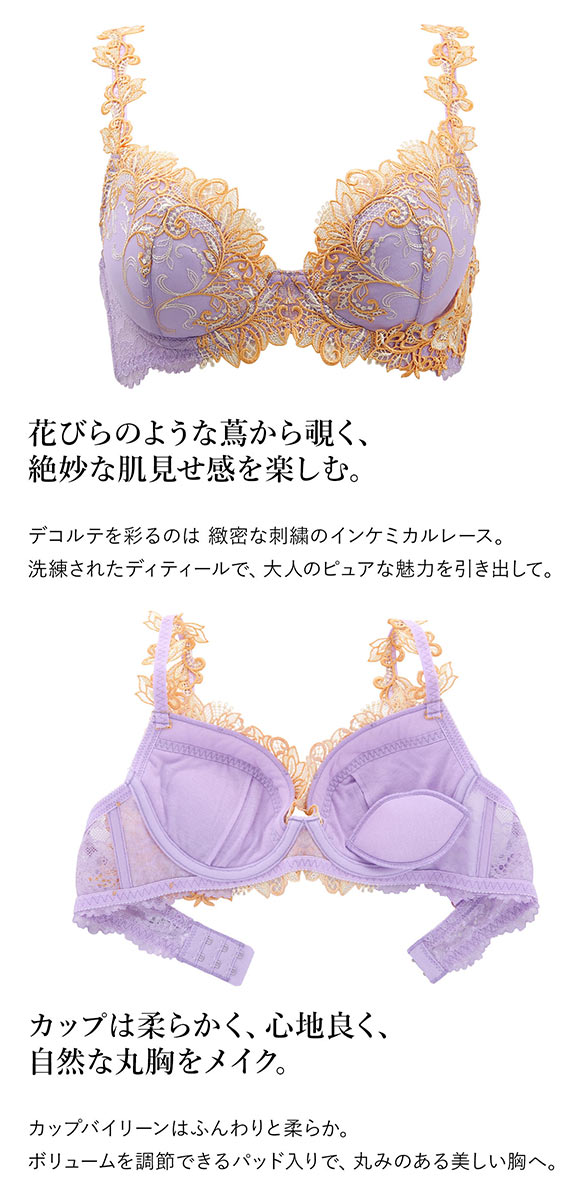 モンシェルピジョン Mon cher pigeon ティアム TIAM 03 ブラジャー BCDEF 大きいサイズ 単品 下着 レディース