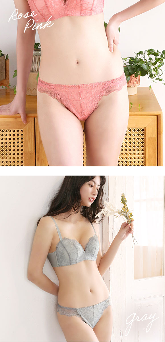 Mon cher pigeon モンシェルピジョン Glow Up Bra ショーツ Tバック タンガ バックレース 総レース M L 単品
