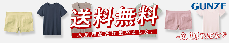 グンゼ送料無料