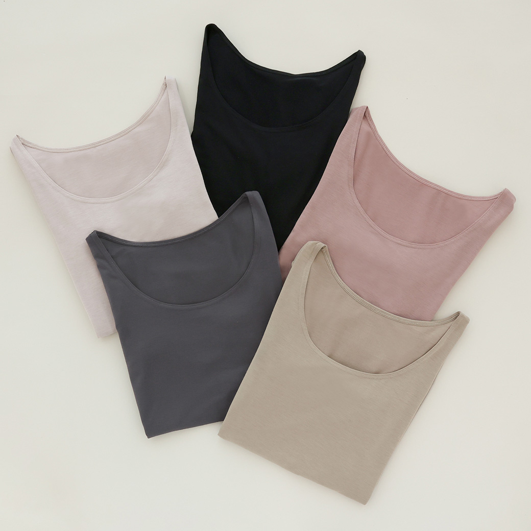 SHIROHATO × ATSUGI STYLE WARM 8分袖