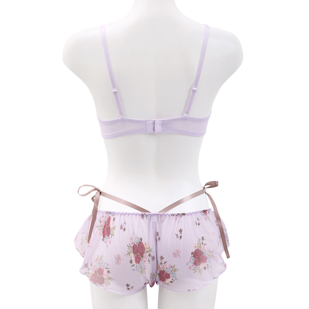 ココランジェのレトロフラワードレス別注ショーツブラセット