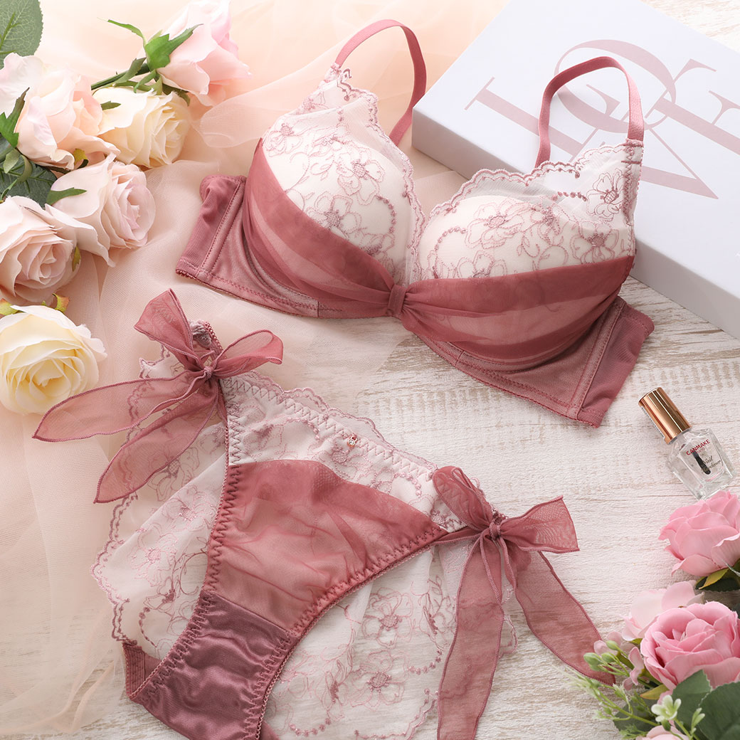 ココランジェのスモーキーヴェール別注ショーツブラセット