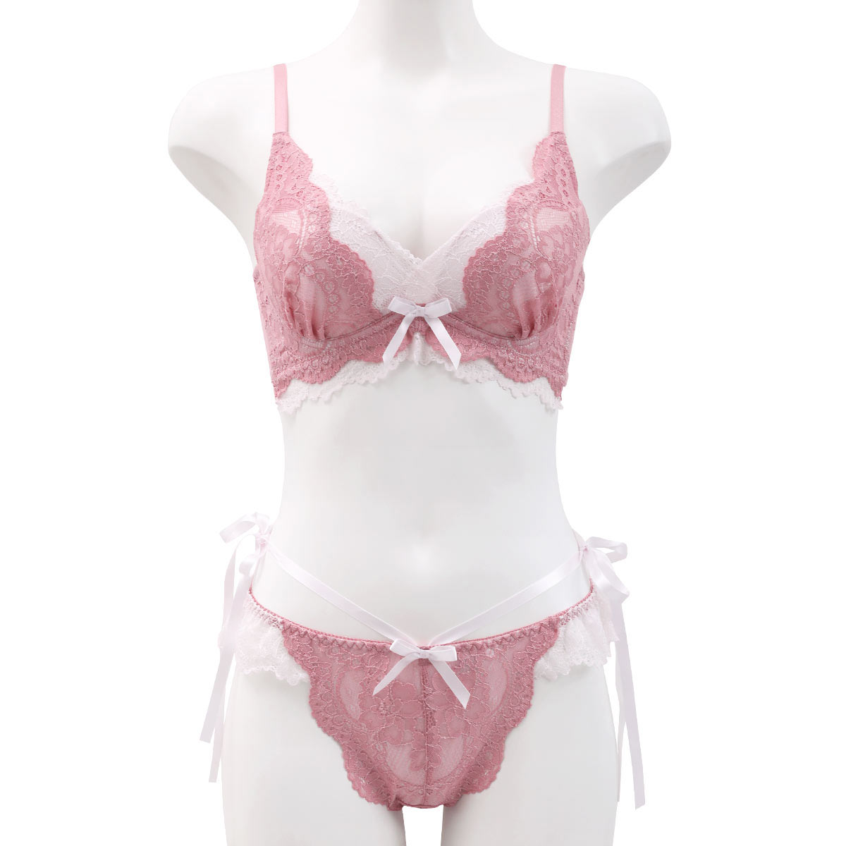 ココランジェのレイヤークルールレース別注ショーツブラセット