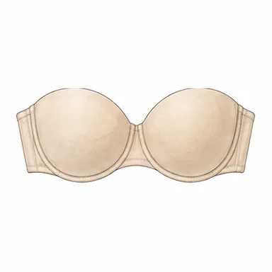 ストラップレスブラジャーのイメージ